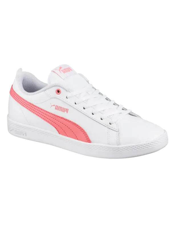 Кроссовки smash v2 'shell pink' Puma — изображение 3 из 4, белый