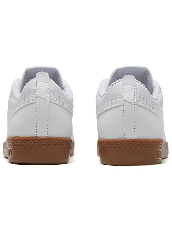 Кроссовки smash v2 l 'white gum' Puma — изображение 4 из 4, серый