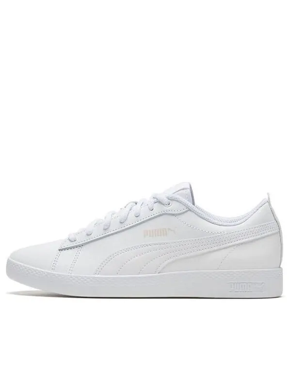Кроссовки smash v2 pure white Puma — изображение 1 из 4, белый