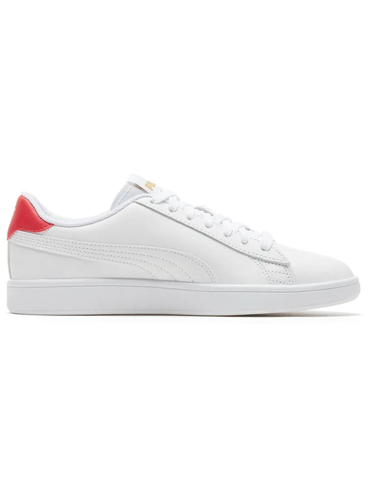Кеды PUMA Smash V2 'White High Risk Red' — изображение 2 из 5, красный