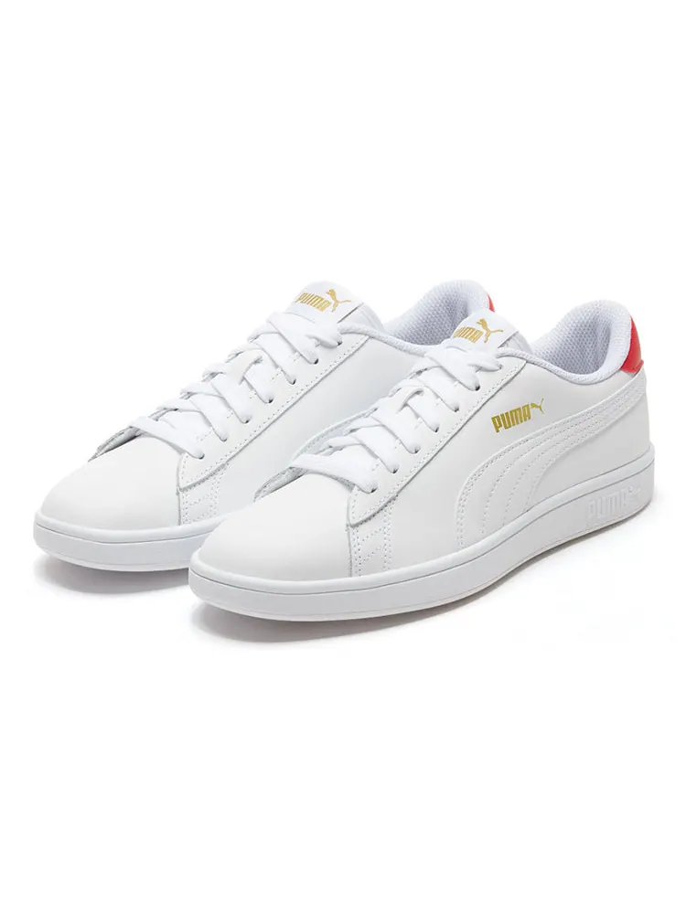 Кеды PUMA Smash V2 'White High Risk Red' — изображение 3 из 5, красный