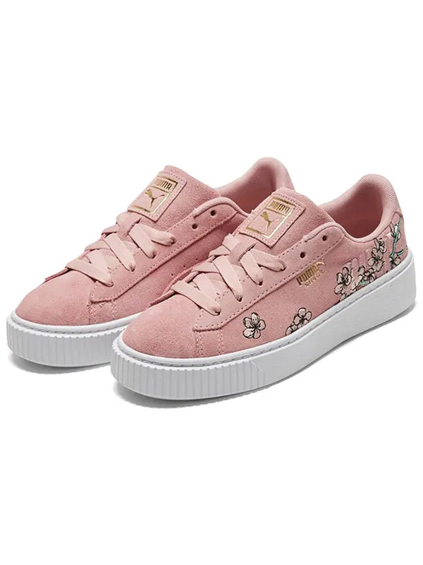 Кроссовки platform strap pink/white Puma — изображение 3 из 4, розовый/белый