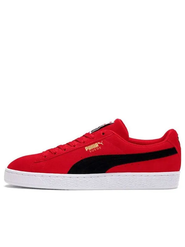 Кроссовки suede classic 'ribbon red' Puma — изображение 1 из 4, красный/черный