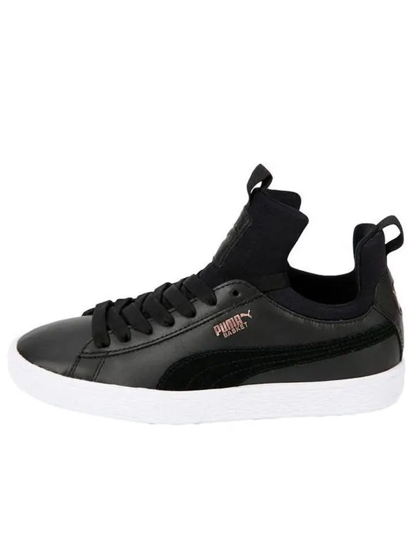 Кроссовки basket fierce 'black white' Puma — изображение 1 из 4, черный/белый