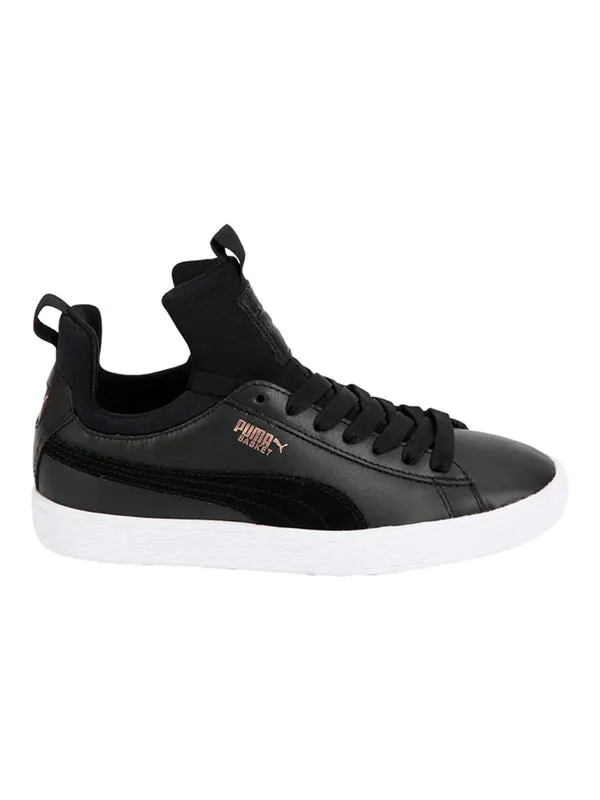 Кроссовки basket fierce 'black white' Puma — изображение 2 из 4, черный/белый
