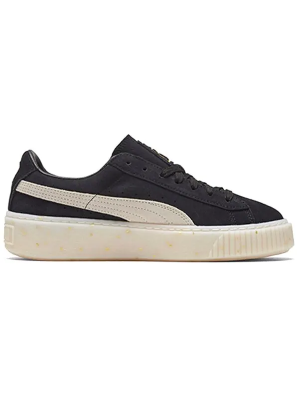 Кроссовки suede platform black/white/gold board shoes Puma — изображение 2 из 4, белый