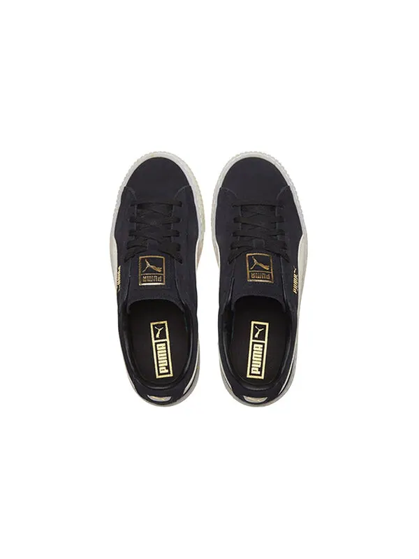 Кроссовки suede platform black/white/gold board shoes Puma — изображение 4 из 4, белый