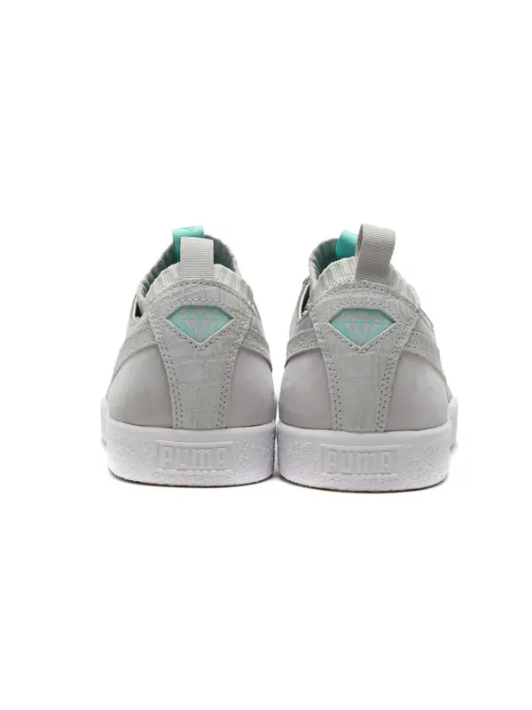 Кроссовки diamond supply co. x clyde sock lo 'glacier grey' Puma — изображение 4 из 4, серый/белый