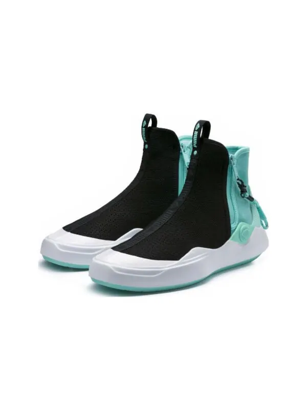 Кроссовки diamond supply co. x abyss 'black diamond blue' Puma — изображение 2 из 4, черный/зеленый