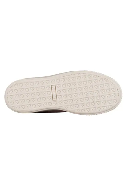 Кроссовки basket platform satin pink lace up 'pink' Puma — изображение 4 из 4, розовый