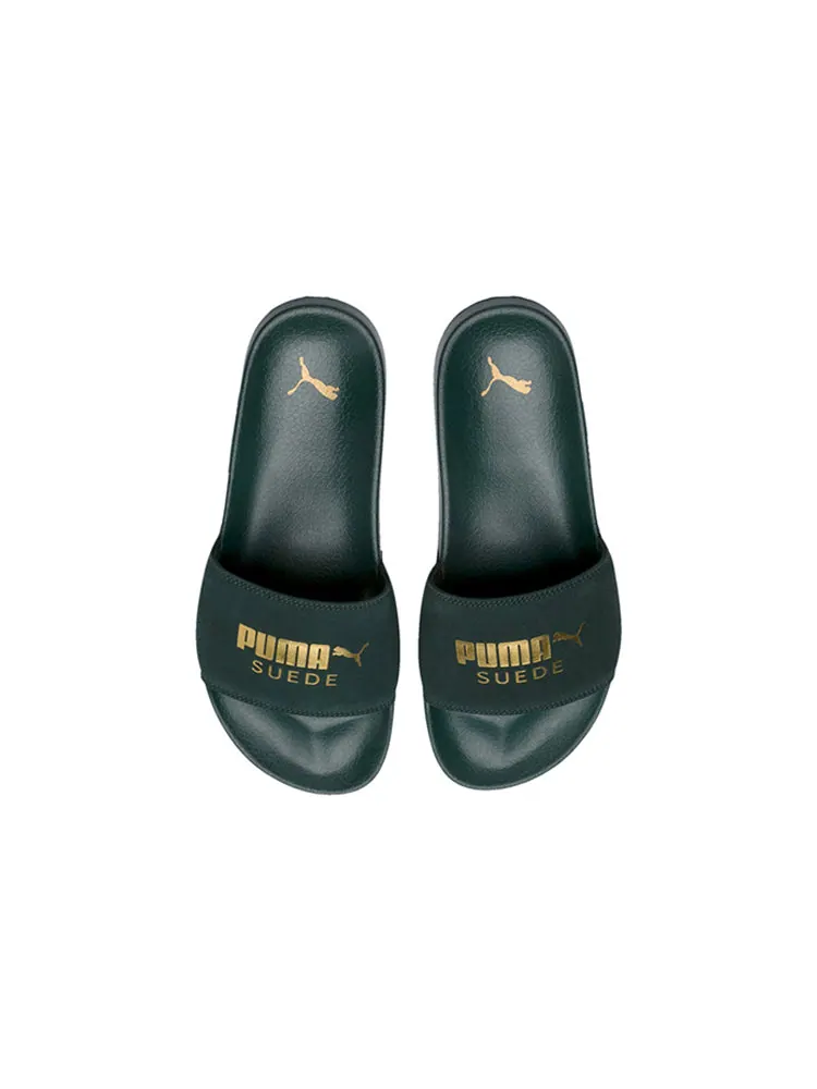 Шлепанцы PUMA Leadcat Suede Green Unisex Slippers — изображение 3 из 4, зеленый