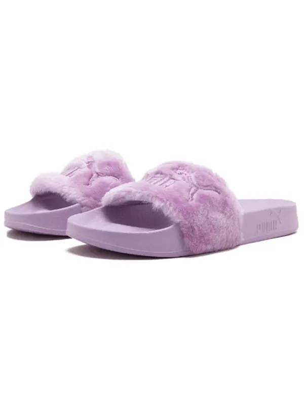 Тапочки fenty x fur slide 'orchid bloom' Puma — изображение 3 из 4, розовый