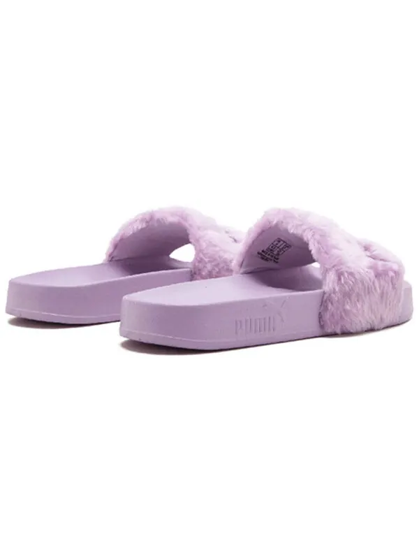 Тапочки fenty x fur slide 'orchid bloom' Puma — изображение 4 из 4, розовый