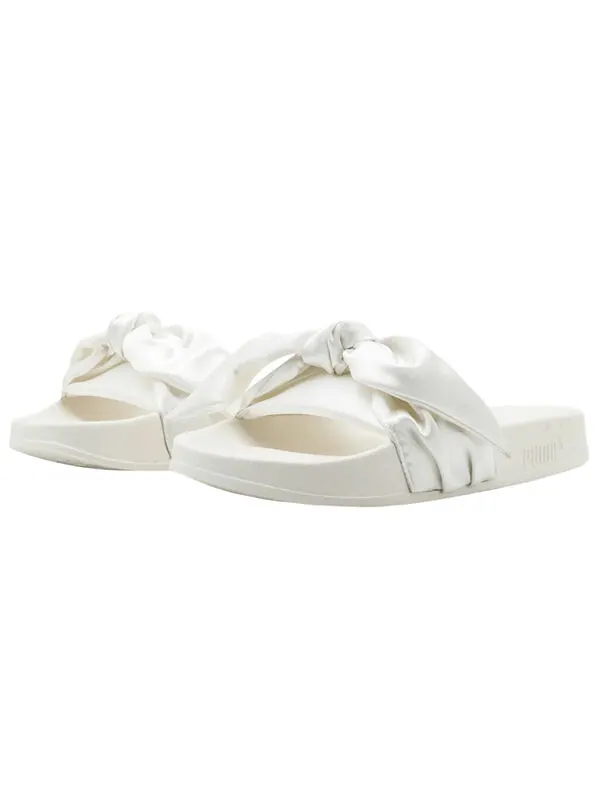 Тапочки fenty x bow slide 'off white' Puma — изображение 2 из 4, белый