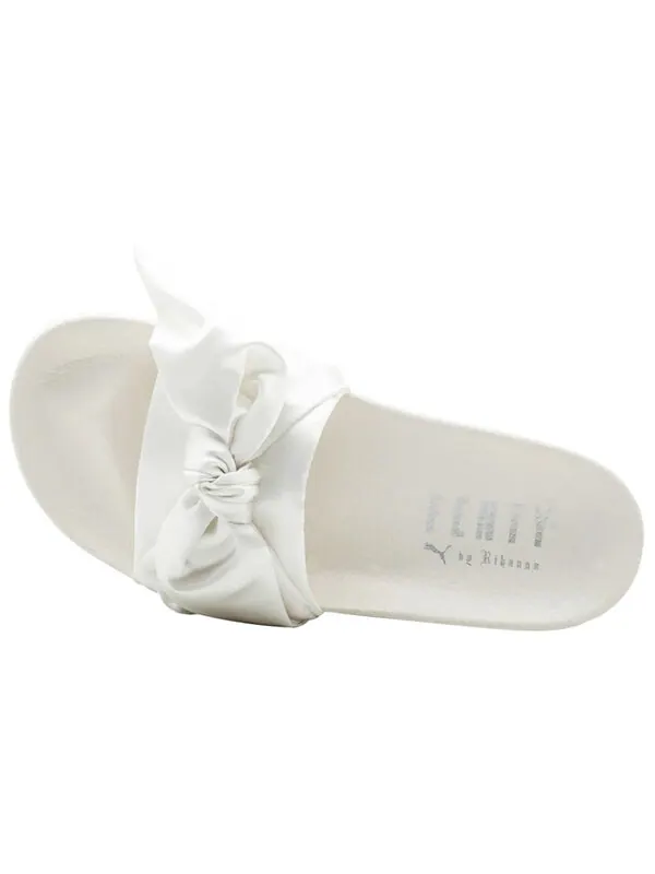 Тапочки fenty x bow slide 'off white' Puma — изображение 3 из 4, белый