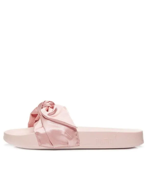 Тапочки fenty x bow slide 'pink' Puma — изображение 1 из 4, розовый