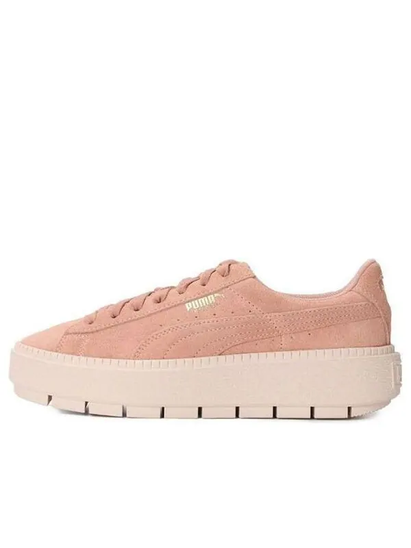 Кроссовки suede platform trace pink Puma — изображение 1 из 4, розовый
