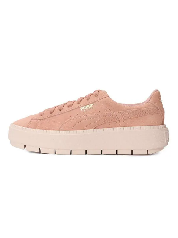 Кроссовки suede platform trace pink Puma — изображение 2 из 4, розовый