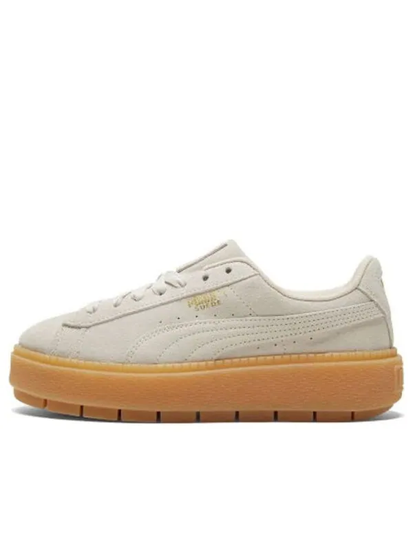Кроссовки platform trace 'pastel parchment' Puma — изображение 1 из 4, розовый