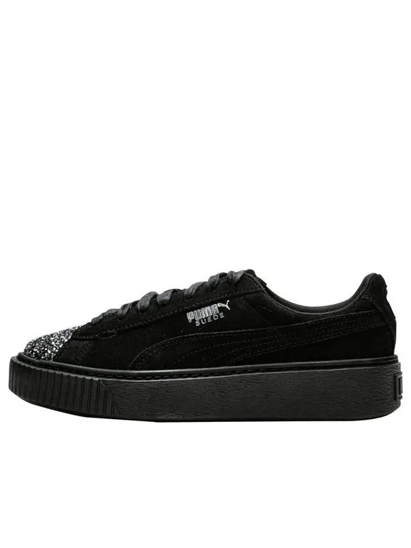 Кроссовки suede platform 'crushed gem - black' Puma — изображение 1 из 4, черный