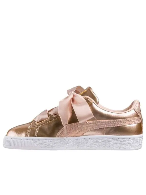 Кроссовки basket heart lunar lux 'cream tan' Puma — изображение 1 из 4, золото