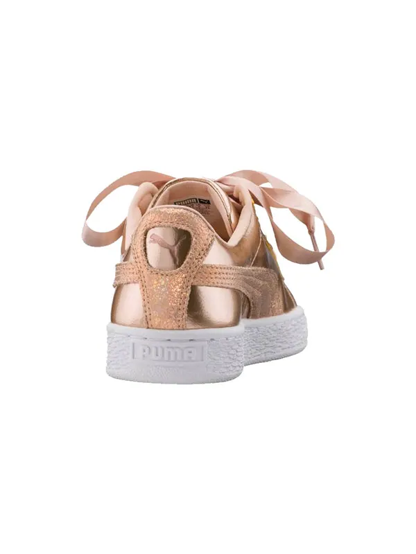 Кроссовки basket heart lunar lux 'cream tan' Puma — изображение 4 из 4, золото