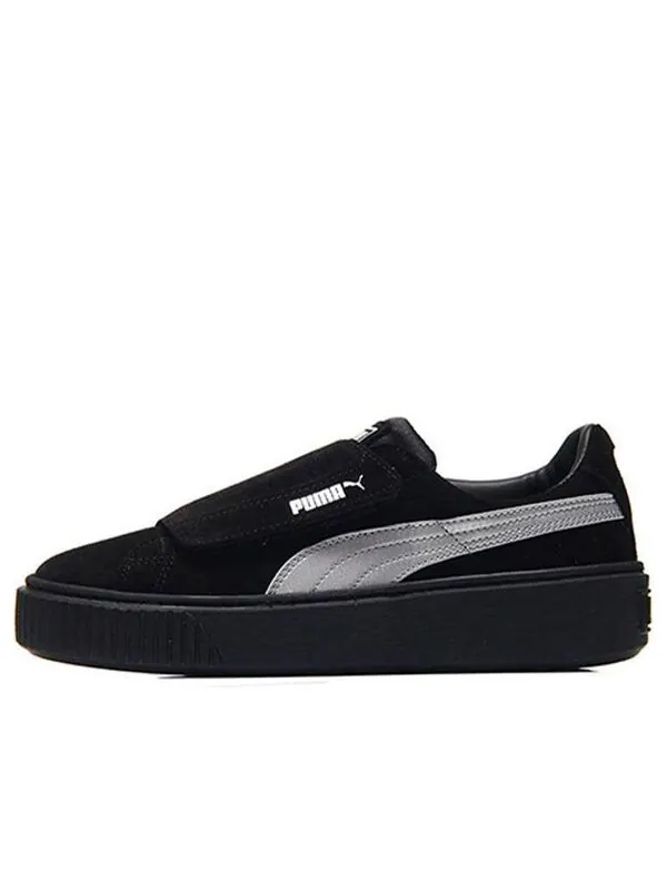 Кроссовки platform strap satin shoes black Puma — изображение 1 из 4, черный