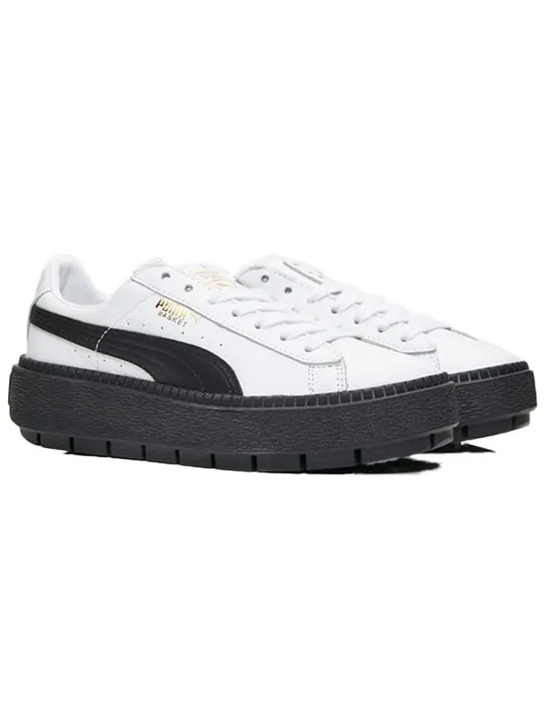 Кроссовки platform trace l 'white' Puma — изображение 2 из 4, белый