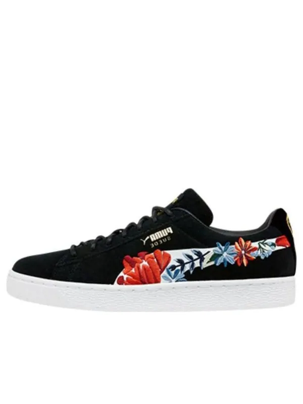 Кроссовки suede 'hyper embelished - black' Puma — изображение 1 из 3, черный/белый