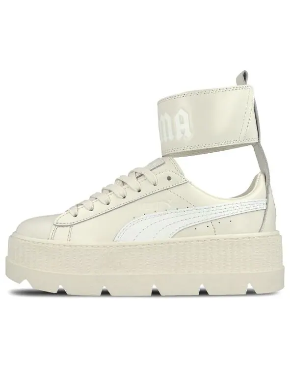 Кеды (WMNS) PUMA Fenty x Ankle Strap Creeper 'Vanilla Ice' — изображение 1 из 6, белый