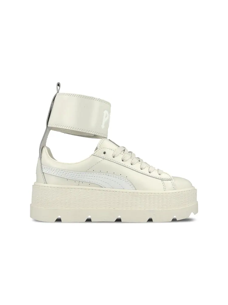 Кеды (WMNS) PUMA Fenty x Ankle Strap Creeper 'Vanilla Ice' — изображение 2 из 6, белый