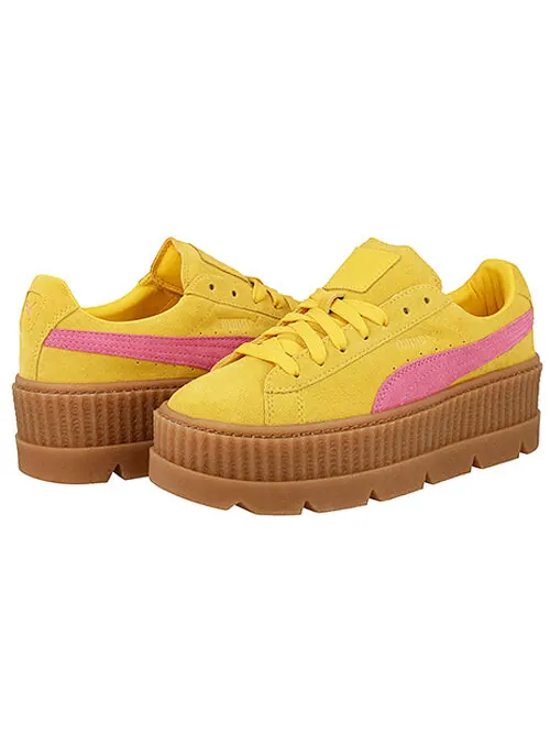 Кроссовки fenty x cleated creeper 'lemon' Puma — изображение 3 из 4, желтый/красный