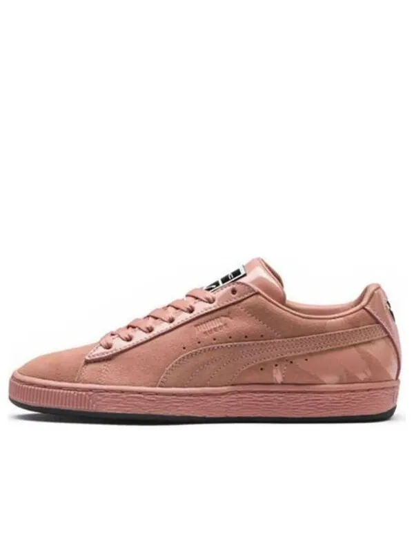 Кроссовки mac x suede 'creme de nude' Puma — изображение 1 из 4, розовый