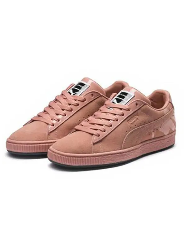 Кроссовки mac x suede 'creme de nude' Puma — изображение 3 из 4, розовый