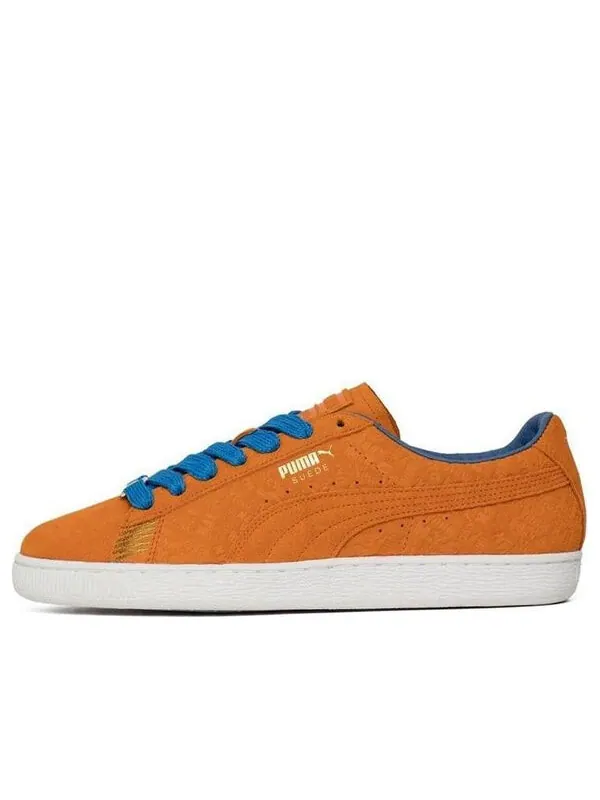 Кроссовки suede classic nyc casual shoes orange/blue Puma — изображение 1 из 4, оранжевый
