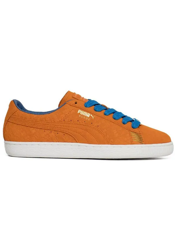 Кроссовки suede classic nyc casual shoes orange/blue Puma — изображение 2 из 4, оранжевый