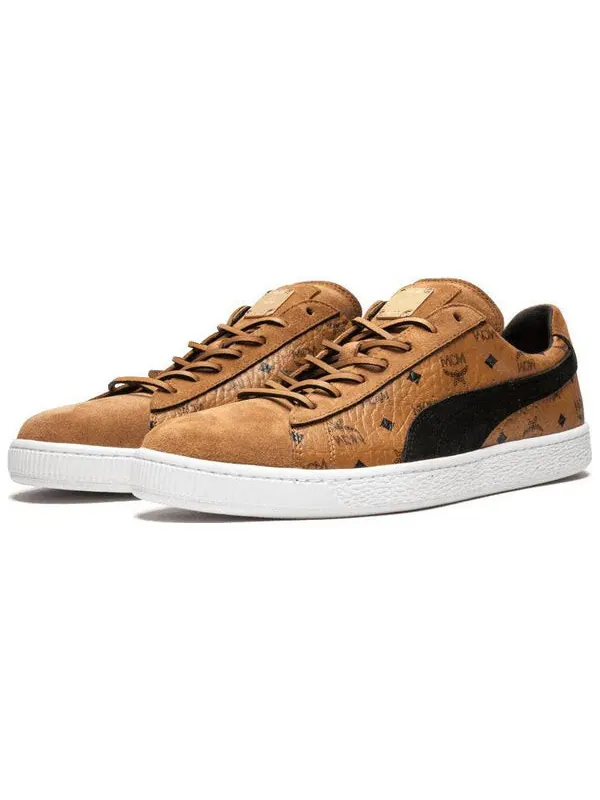 Кроссовки mcm x suede 'buckthorn brown' Puma — изображение 2 из 4, черный/коричневый