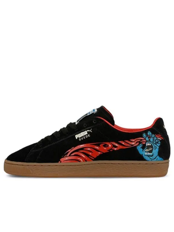 Кроссовки santa cruz x classic suede 50 'screaming hand' Puma — изображение 1 из 3, черный