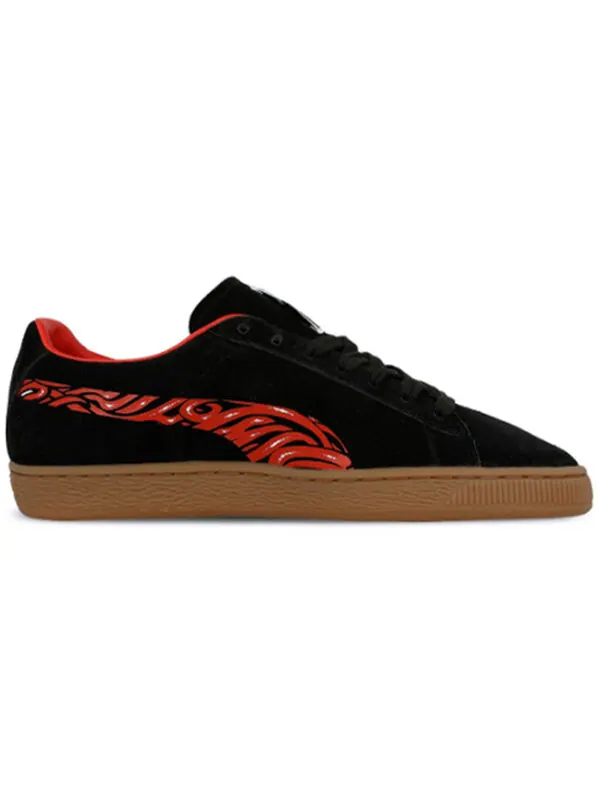Кроссовки santa cruz x classic suede 50 'screaming hand' Puma — изображение 2 из 3, черный
