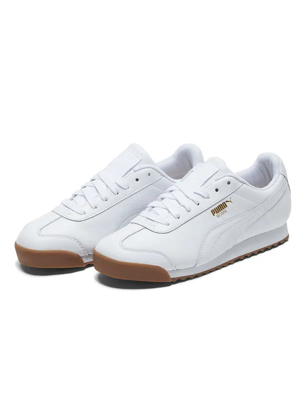 Кроссовки roma classic 'white gold gum' Puma — изображение 3 из 4, белый