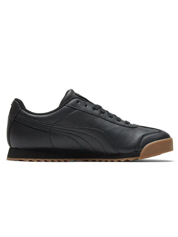 Кроссовки roma classic 'black gum' Puma — изображение 2 из 4, черный
