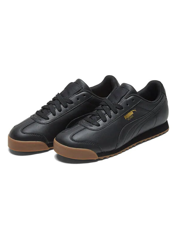 Кроссовки roma classic 'black gum' Puma — изображение 3 из 4, черный
