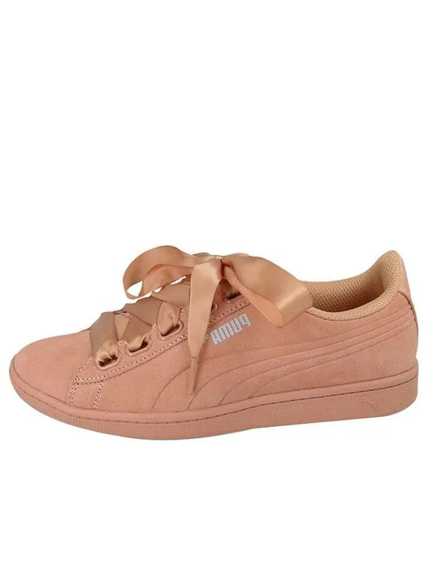 Кроссовки vikky ribbon satin ribbon for pink Puma — изображение 1 из 4, розовый
