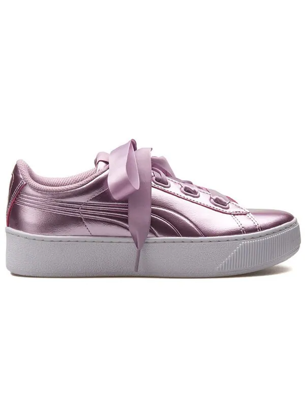 Кроссовки (WMNS) PUMA Vikky Platform 'Pink' — изображение 2 из 4, розовый