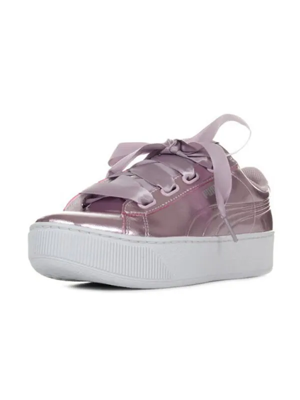Кроссовки (WMNS) PUMA Vikky Platform 'Pink' — изображение 3 из 4, розовый