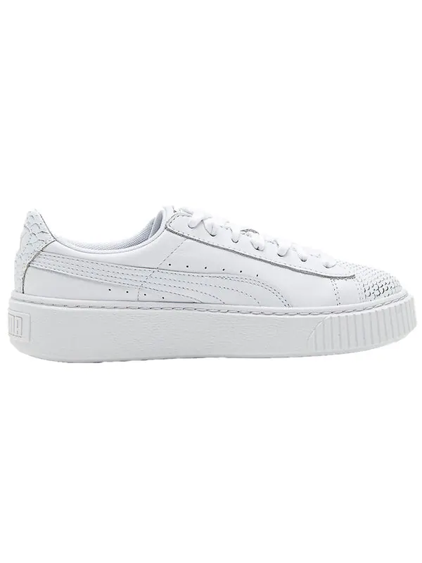 Кроссовки basket platform ocean leisure board shoes white Puma — изображение 2 из 4, белый