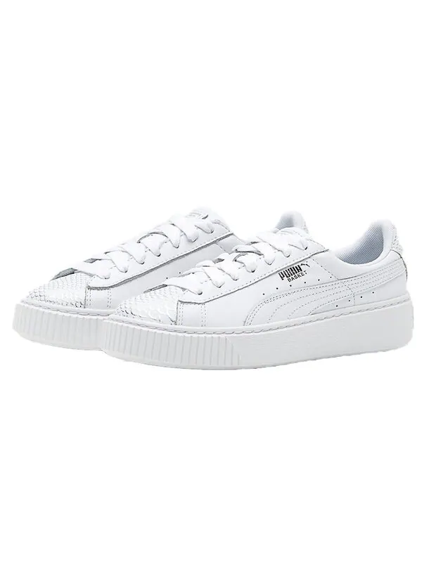 Кроссовки basket platform ocean leisure board shoes white Puma — изображение 3 из 4, белый
