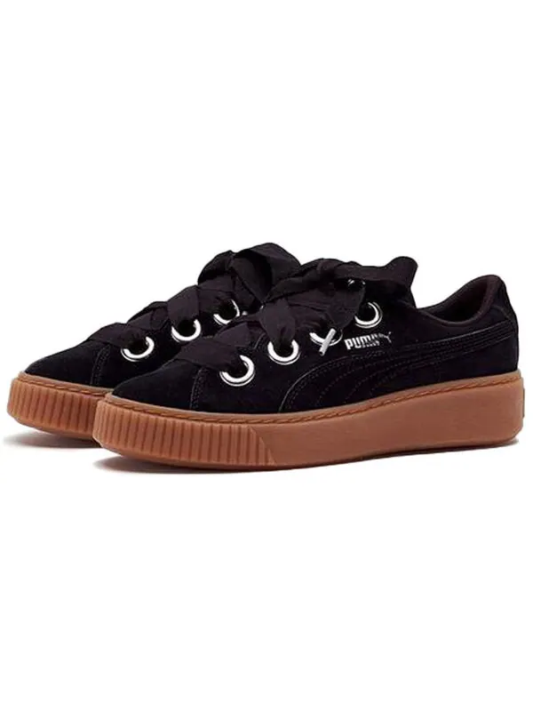 Кроссовки platform kiss suede 'black' Puma — изображение 2 из 4, черный