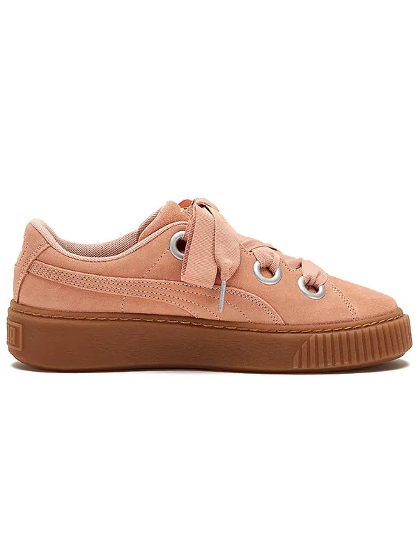 Кроссовки platform kiss suede 'red' Puma — изображение 2 из 4, красный