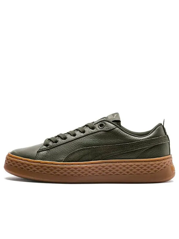 Кроссовки smash platform softfoam 'green' Puma — изображение 1 из 4, зеленый